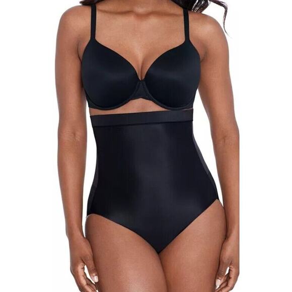 Miraclesuit M Shapewear Core Contour Hi-Waist Brief 2595 Black NEW - Picture 1 of 6